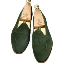 Penny Loafers|Carmina WOMEN FULL STRAP PENNY LOAFERS 1861 DRAC MOSS