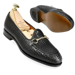 Women Horsebit Loafers|Carmina WOMEN HORSEBIT LOAFERS 1966 DRAC BLACK