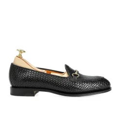Women Horsebit Loafers|Carmina WOMEN HORSEBIT LOAFERS 1966 DRAC BLACK