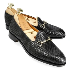 Women Horsebit Loafers|Carmina WOMEN HORSEBIT LOAFERS 1966 DRAC BLACK