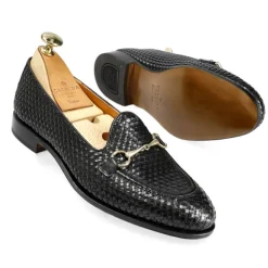 Women Horsebit Loafers|Carmina WOMEN HORSEBIT LOAFERS 1966 DRAC BLACK