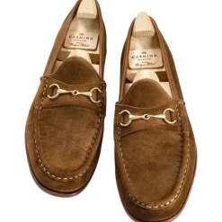 Women Horsebit Loafers|Carmina WOMEN HORSEBIT LOAFERS 1891 XIM SNUFF