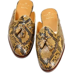Women Mule Shoes|Python Shoes|Carmina WOMEN MULE SHOES 1945 DRAC CAMEL