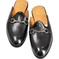 Women Mule Shoes|Carmina WOMEN MULE SHOES 1946 DRAC BLACK