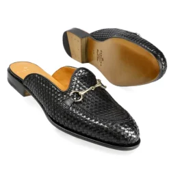 Women Mule Shoes|Carmina WOMEN MULE SHOES 1975 DRAC BLACK