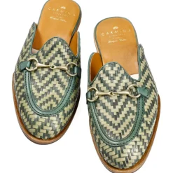 Women Mule Shoes|Carmina WOMEN MULE SHOES 1975 DRAC GREENARMY