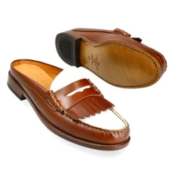 Women Mule Shoes|Carmina WOMEN MULE SHOES 1982 XIM TANNED/WHITE