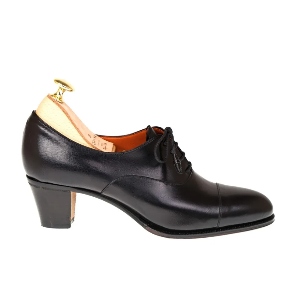 Oxford Heels|Carmina WOMEN OXFORDS 1125 MADISON 60 BLACK