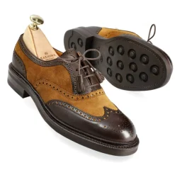 Wingtip Oxford|Carmina WOMEN OXFORDS SHOES 1582 OSCARIA BROWN/TOBACCO