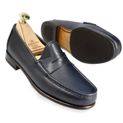 Penny Loafers|Carmina WOMEN PENNY LOAFER 1894 XIM NAVY