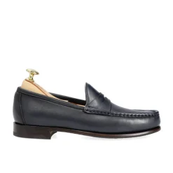 Penny Loafers|Carmina WOMEN PENNY LOAFER 1894 XIM NAVY
