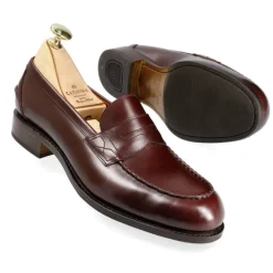 Penny Loafers|Carmina WOMEN PENNY LOAFERS 1655 OSCARIA OXBLOOD