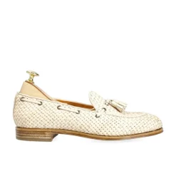 Tassel Loafers|Carmina WOMEN TASSEL LOAFERS 1590 DRAC NATURAL