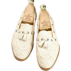 Tassel Loafers|Carmina WOMEN TASSEL LOAFERS 1590 DRAC NATURAL