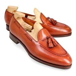 Tassel Loafers|Carmina WOMEN TASSEL LOAFERS 1640 DRAC TANNED(POMPEIFINISH)