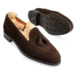 Tassel Loafers|Carmina WOMEN TASSEL LOAFERS 1640 DRAC BROWN