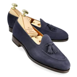 Tassel Loafers|Carmina WOMEN TASSEL LOAFERS 1842 DRAC NAVY