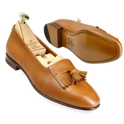 Tassel Loafers|Carmina WOMEN TASSEL LOAFERS 1953 HILLS TANNED
