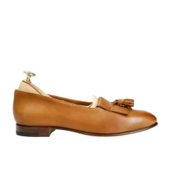 Tassel Loafers|Carmina WOMEN TASSEL LOAFERS 1953 HILLS TANNED