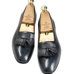 Tassel Loafers|Carmina WOMEN TASSEL LOAFERS 1953 HILLS NAVY