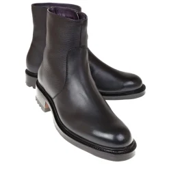 Work Boots|Carmina WOMEN ZIP BOOTS 1853 OSCARIA BLACK