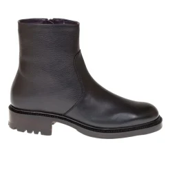 Work Boots|Carmina WOMEN ZIP BOOTS 1853 OSCARIA BLACK
