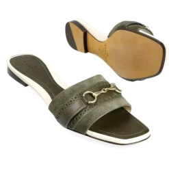 Women's Leather Sandals|Women Horsebit Loafers|Carmina WOMEN'S LEATHER SANDALS 1984 LODEN