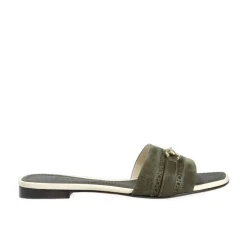 Women's Leather Sandals|Women Horsebit Loafers|Carmina WOMEN'S LEATHER SANDALS 1984 LODEN