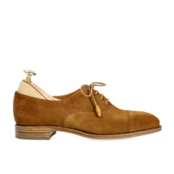 Cap-Toe Oxford|Carmina WOMEN'S OXFORD SHOES 1201 HILLS TOBACCO