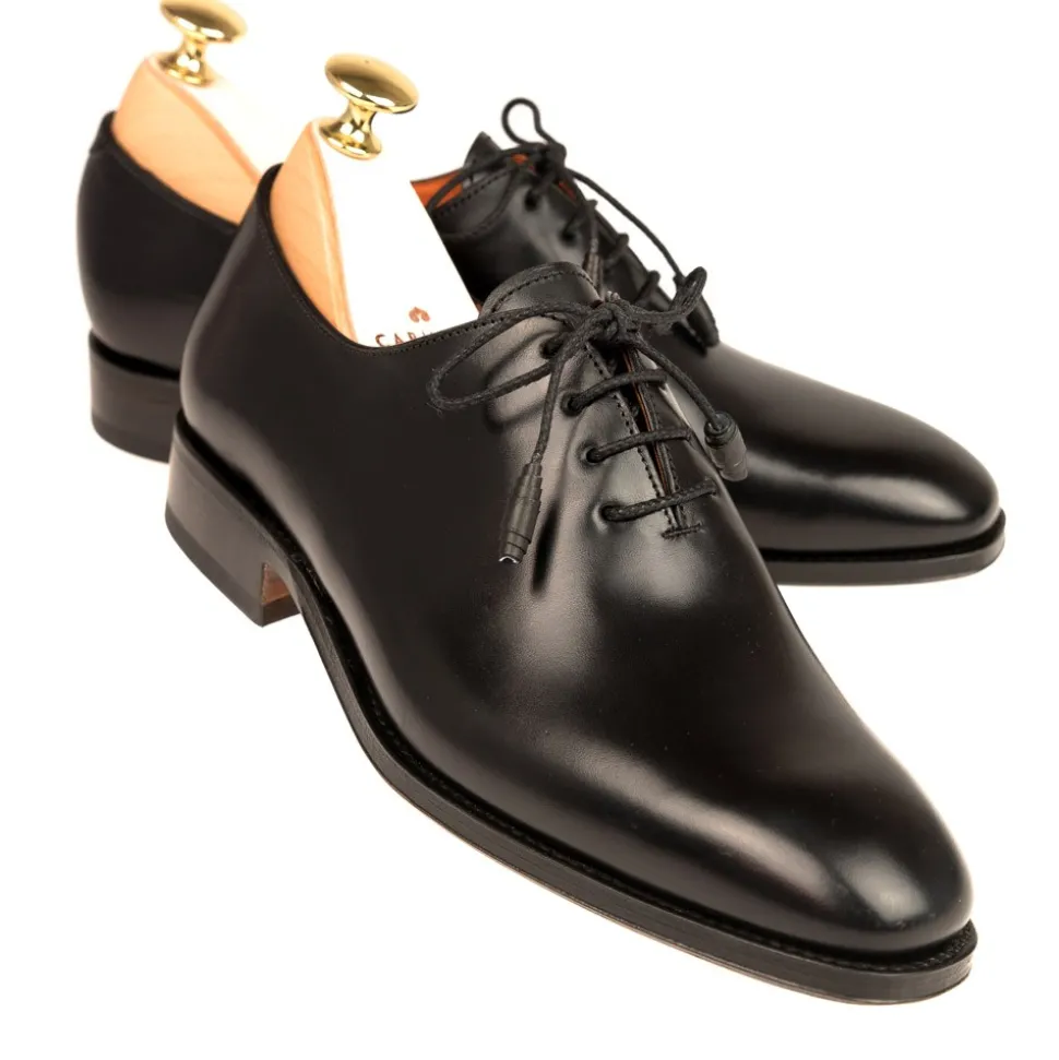 Wholecut Oxford|Carmina WOMEN'S OXFORDS SHOES 1560 HILLS BLACK