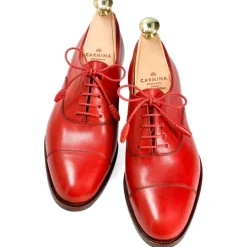 Cap-Toe Oxford|Carmina WOMEN'S OXFORDS SHOES 1922 MADISON-20 RED