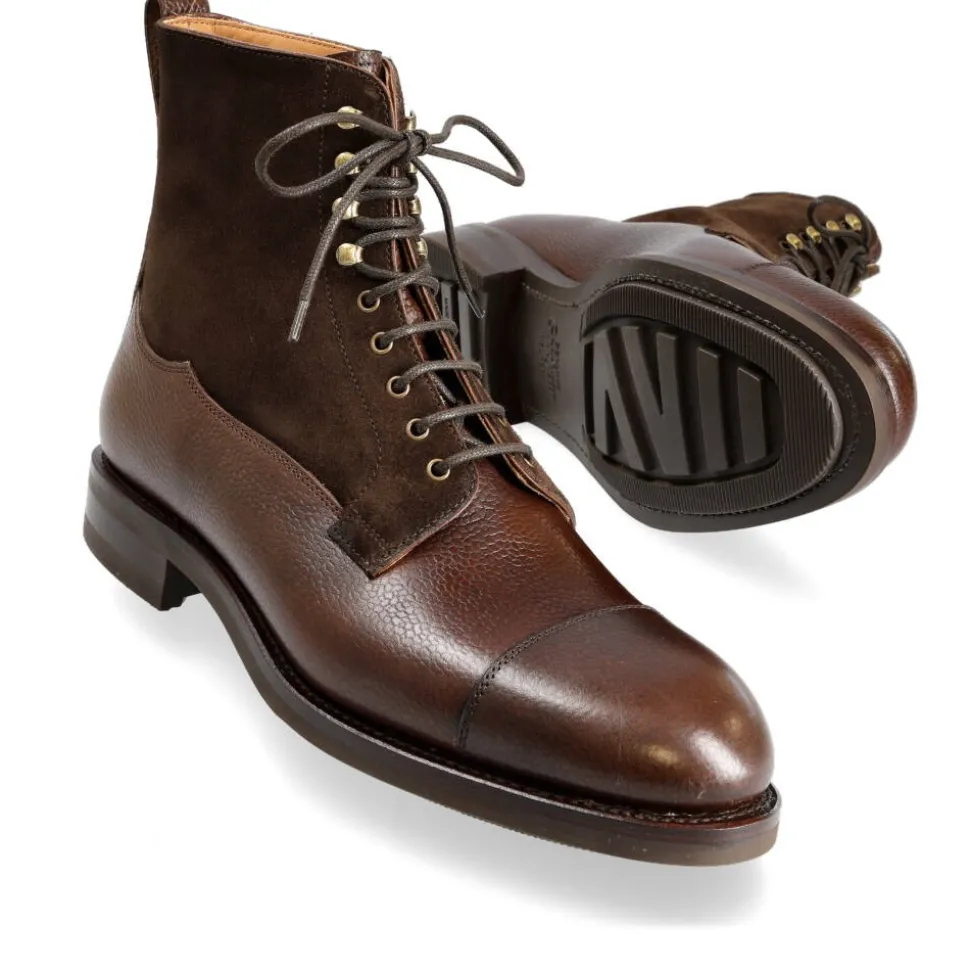 Men's Work Boots|Cap Toe Boots|Carmina WORK BOOTS 80791 OSCAR BROWN