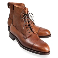 Men's Work Boots|Cap Toe Boots|Carmina WORK BOOTS 80791 OSCAR TANNED(CHESNUTFINISH)