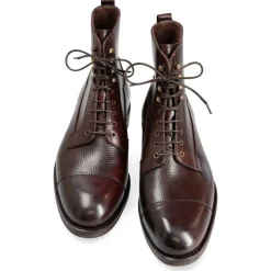 Men's Work Boots|Cap Toe Boots|Carmina WORK BOOTS 80791 OSCAR BURGUNDY